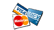 We accept credit cards